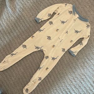 Kyte blue dinos footie